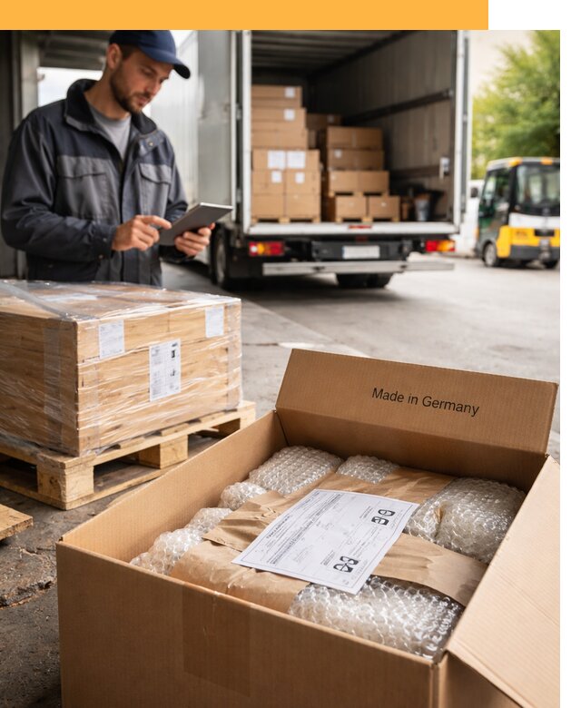 Доставка грузов из Германии от 45450 руб с таможенным оформлением