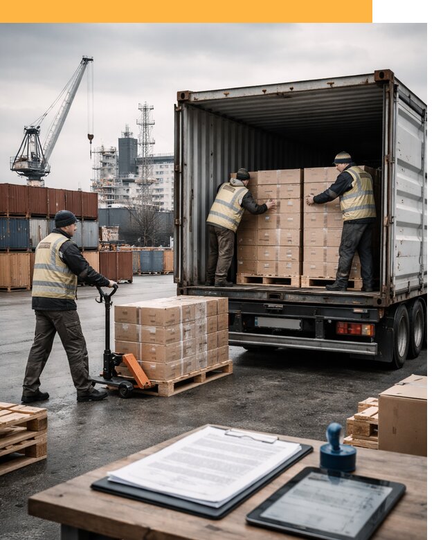 Доставка грузов из Латвии от 25250 руб, морская, авто, авиа