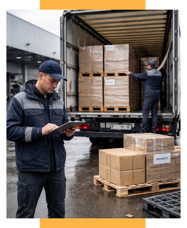 Доставка грузов из Беларуси от 15150 р. логистика СетСервис-Лнг
