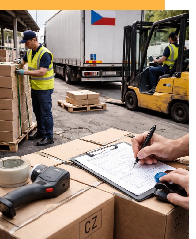 Доставка грузов в Чехию от 35350 руб, международные перевозки