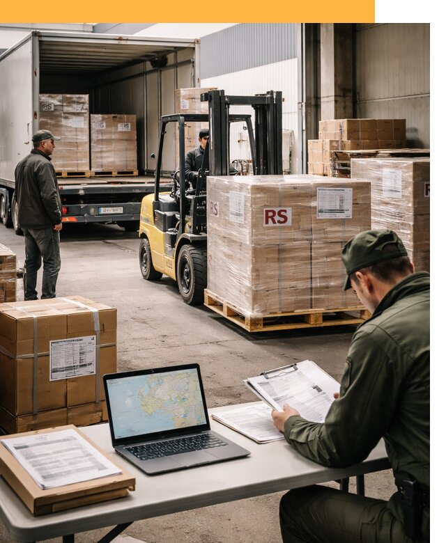 Доставка грузов в Сербию от 45450 руб, международные перевозки