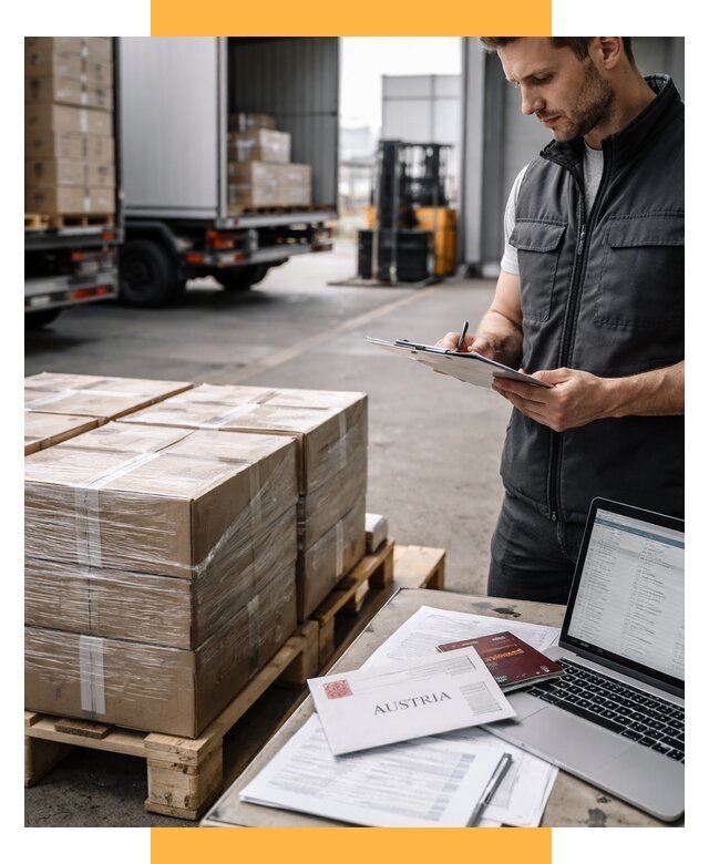 Доставка в Австрию от 65650 р. Логистика и экспорт СетСервис-Лнг