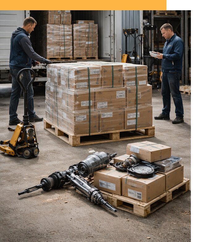 Международная перевозка автозапчастей по миру от 4545 руб