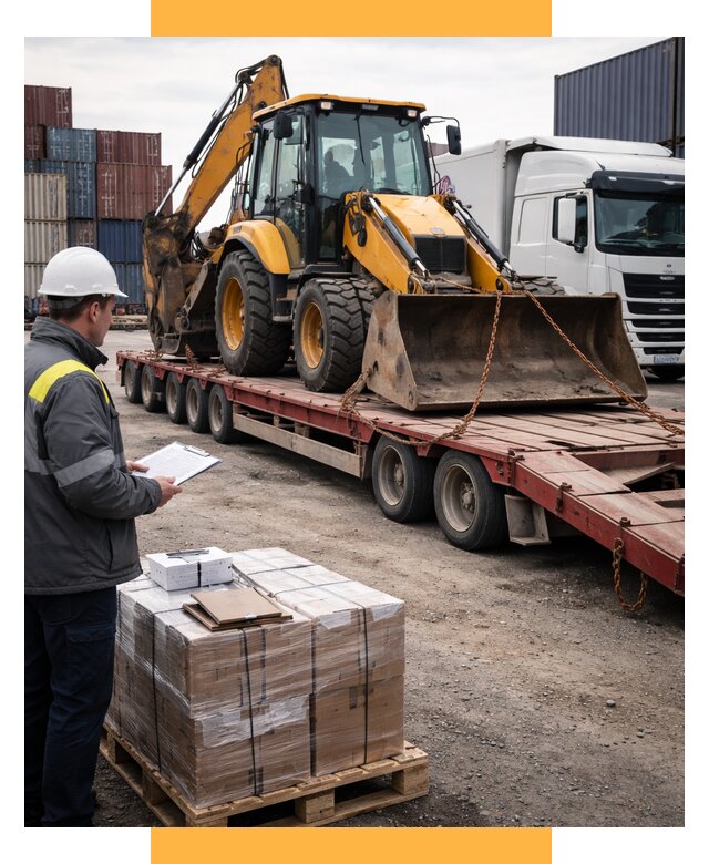 Международная перевозка спецтехники от 45450 р., СетСервис-Лнг