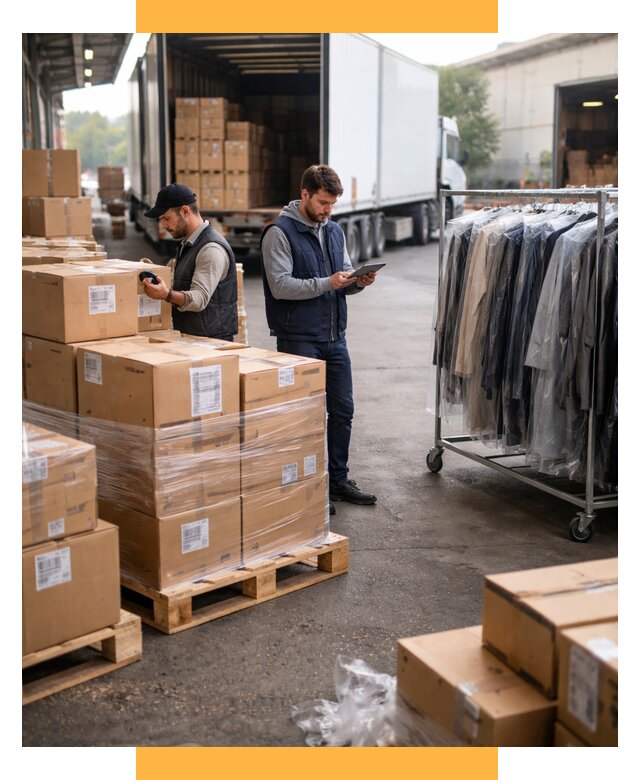 Перевозка и доставка одежды из Китая от 7575 р., СетСервис-Лнг