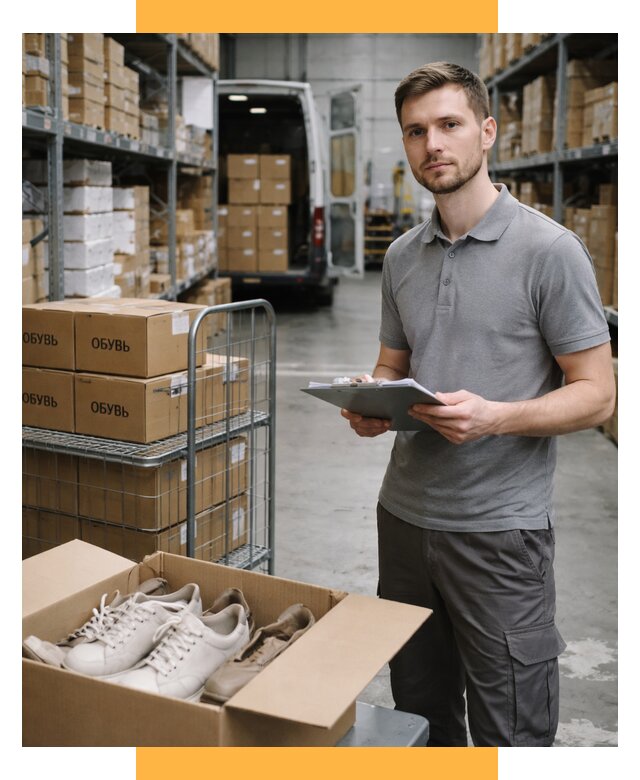 Доставка обуви из Китая и Турции от 4545 р. СетСервис-Лнг