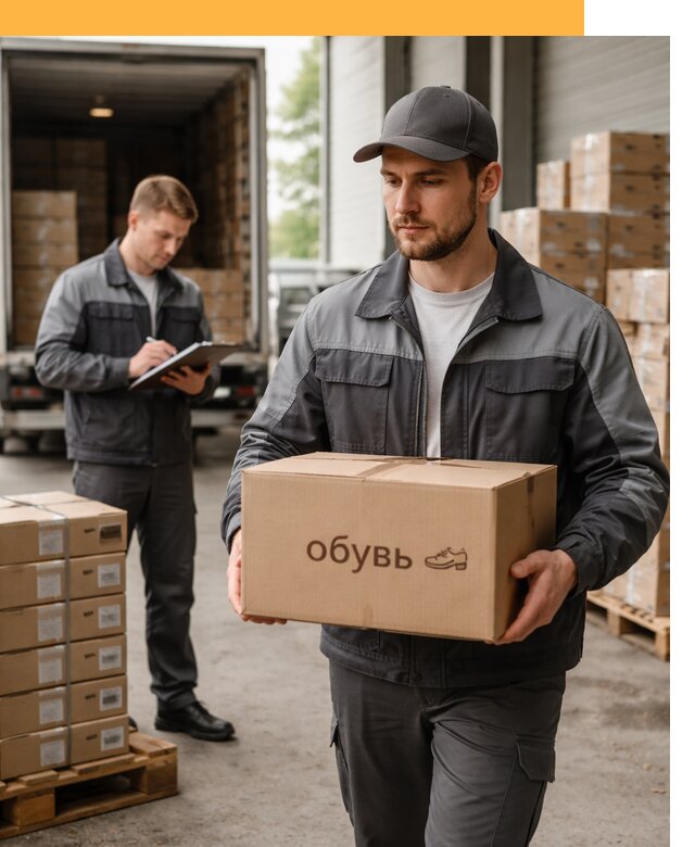 Международная перевозка обуви с таможенным оформлением от 4545