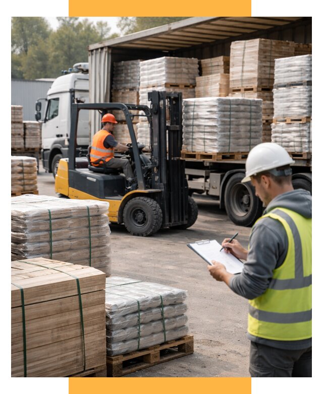 Перевозка строительных материалов от 5555 р. | СетСервис-Лнг