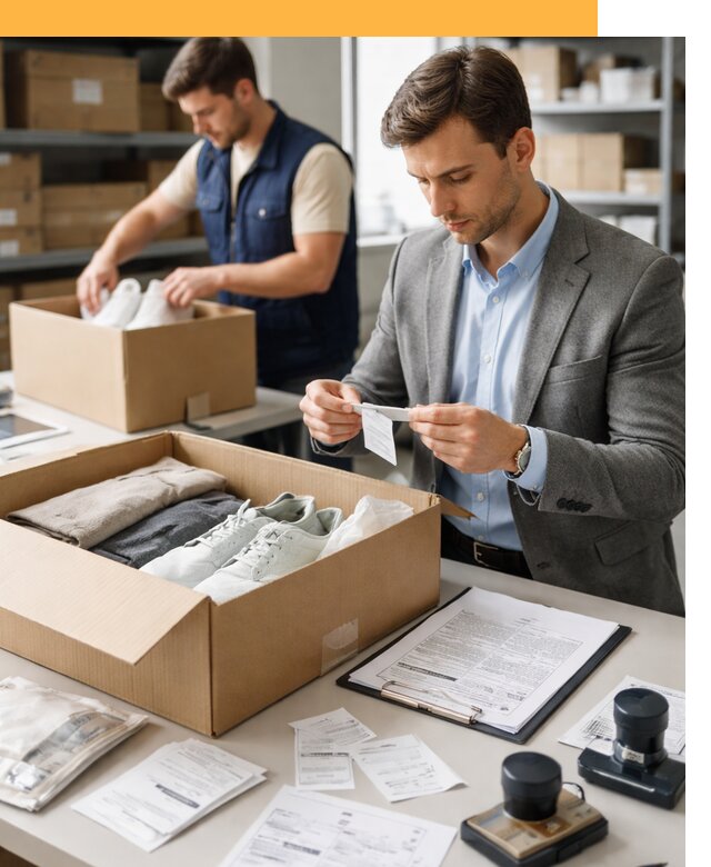 Таможенное оформление одежды и обуви по выгодной цене от 6565 руб